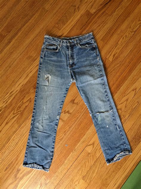 calvin klein distressed jeans.